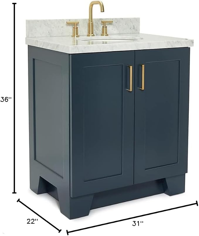 ARIEL Taylor 31 Inch Bathroom Vanity - Image 3