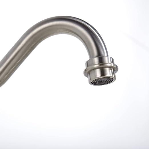 sumerain Wall Mount Bathtub Faucet Brushed Nickel Tub Filler, 8 Inches Center - Image 6