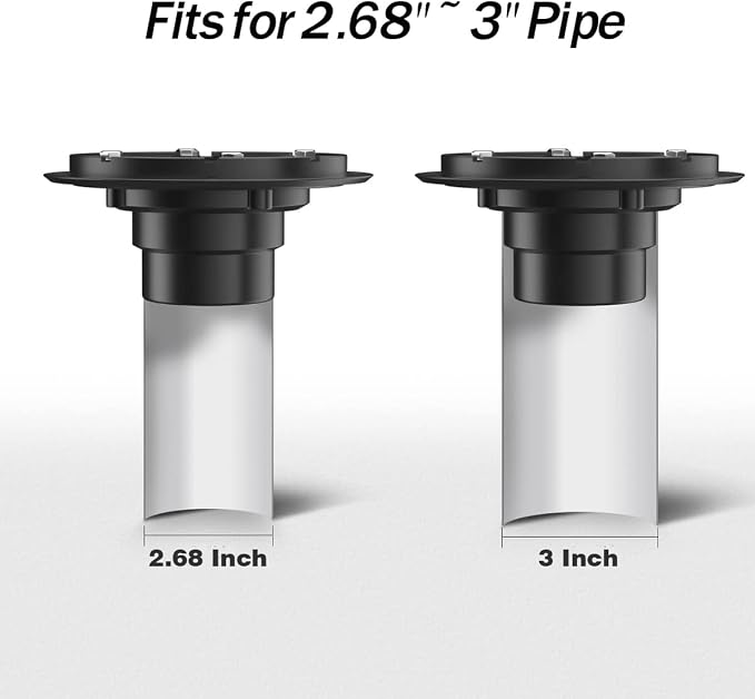 RANDOM Round Shower Drain Kit Matte Black - Image 3