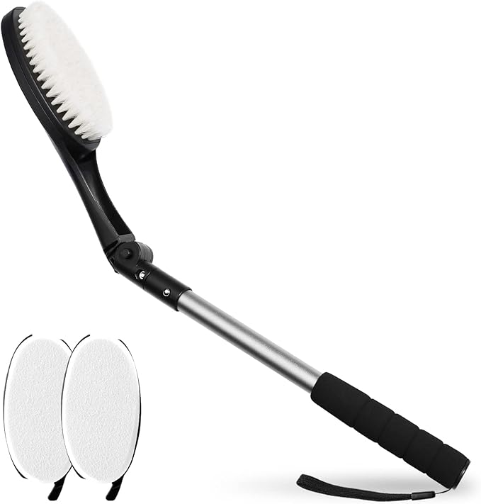 EASACE Body Brush for Back, Lotion Applicator, Long Handle Bath Brush for by EASACE