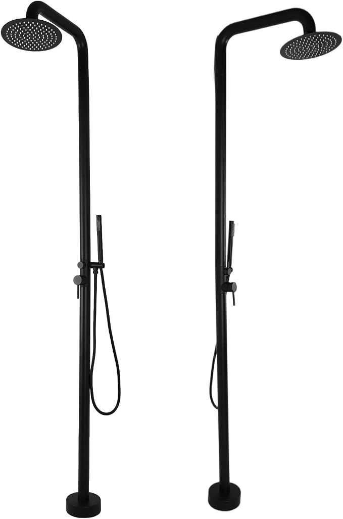 2-Function Height Adjustable Outside Showers by Unknown
