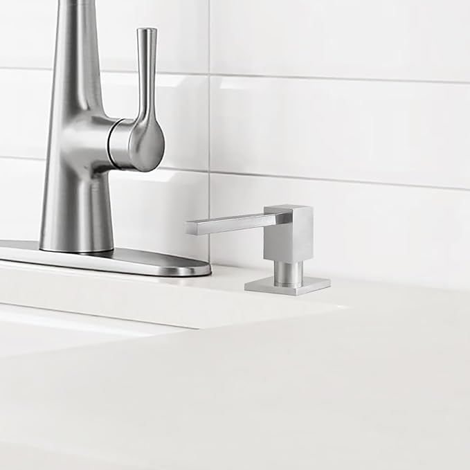All Brass Built in Soap Dispenser - Image 3