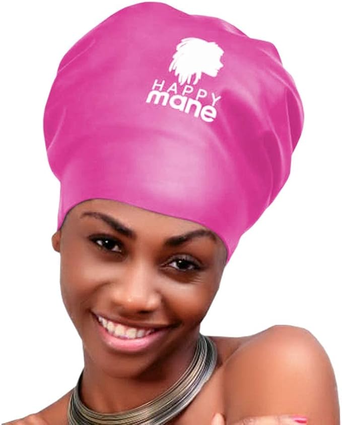 Silicon Swim Cap for Braids and Dreadlock by HAPPYMANE