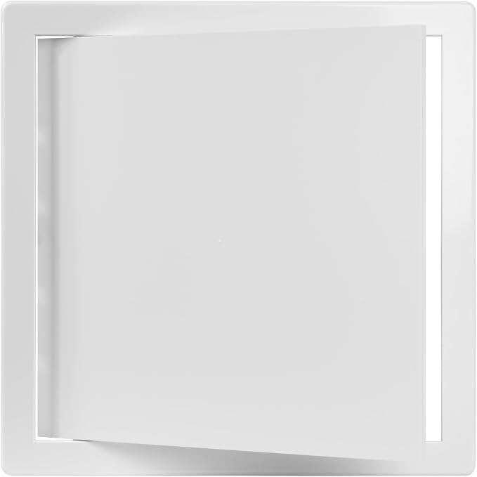 12" x 12" White Plastic Access Panel. Service Shaft Door Panel. Plumbing - Image 6