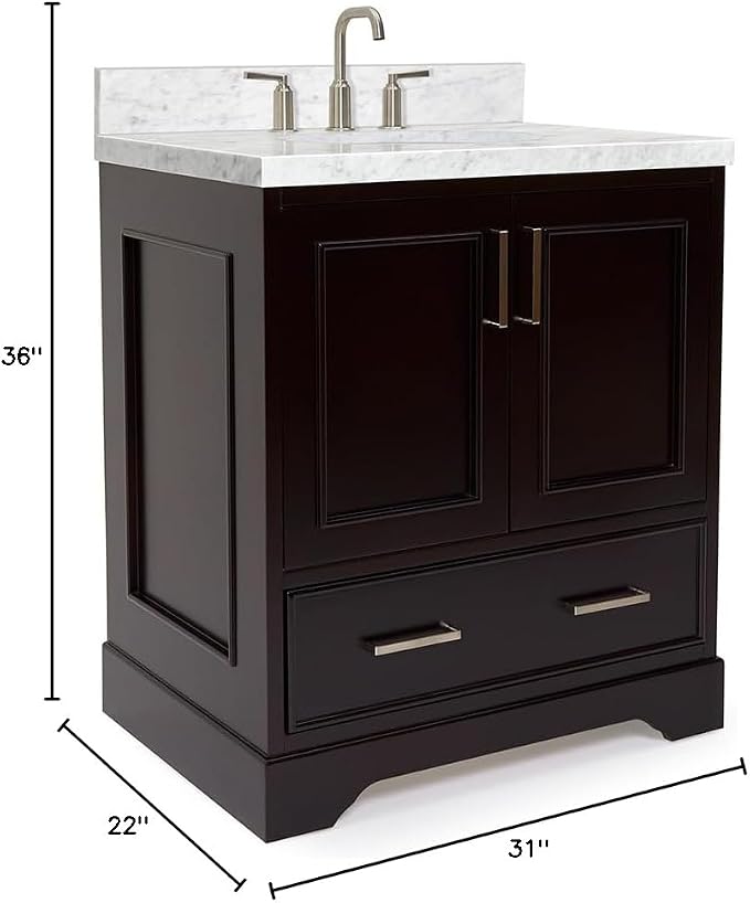 ARIEL Stafford 31 Inch Bathroom Vanity - Image 3