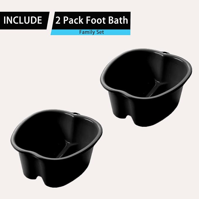 Foot Soaking Bath Basin, Large Size Feet Massager Tub, At Home Spa Pedicure - Image 2