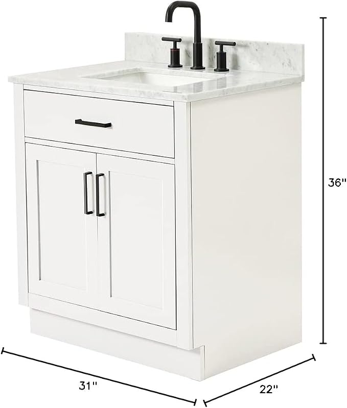 ARIEL Hepburn 31 Inch Bathroom Vanity - Image 3