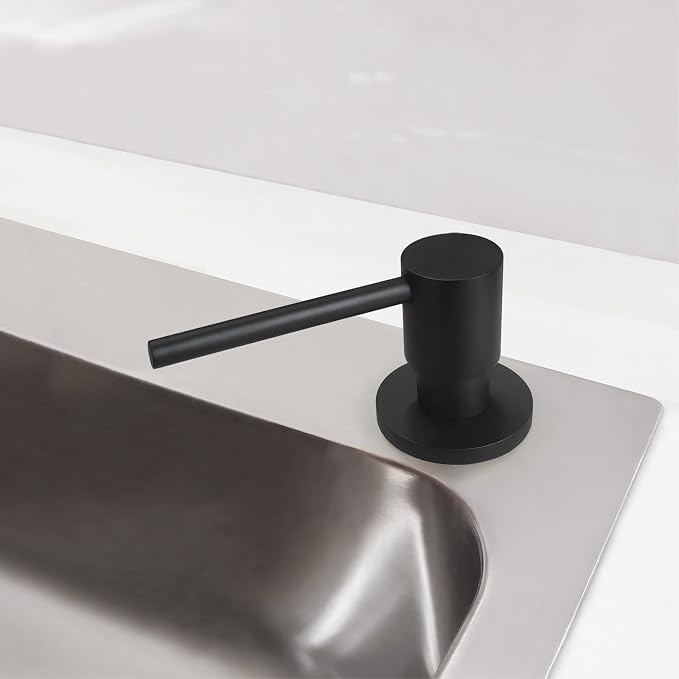 Deck Mounted Brass Kitchen Sink Soap Dispenser or Lotion Dispenser - Image 7