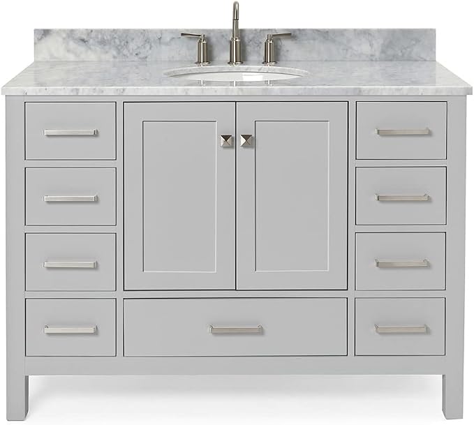 ARIEL 49" Grey Bathroom Vanity by Ariel