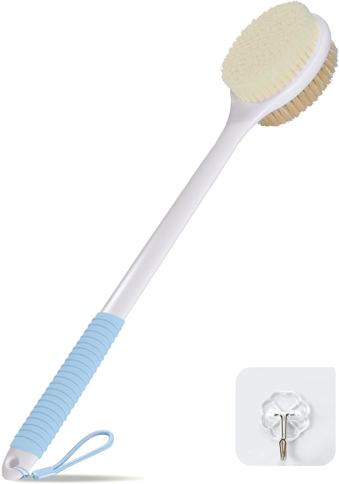 VANZAVANZU 17 Inch Anti-Slip Long Handle Back Scrubber by VANZAVANZU