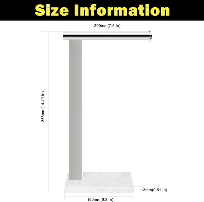 Stainless Steel L-Shaped Hand Towel Holder, SUS304 Bathroom Towel Rack - Image 2