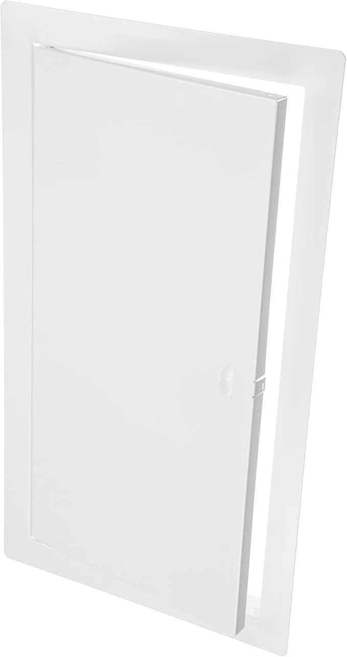 8" x 16" White Metal Access Panel. Service Shaft Door Panel. Plumbing, by Unknown