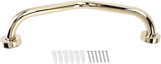 Shower Grab Bar Safety Handrail Bathroom Grab Bar Gold Stainless Steel Non-Slip by Unknown