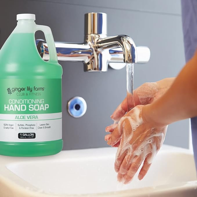 Ginger Lily Farms Club & Fitness Conditioning Liquid Hand Soap Refill, 100% - Image 5