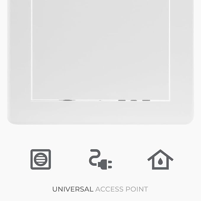 6x10 Inch White Access Panel – ABS Plastic Rectangular Wall & Ceiling Access - Image 6