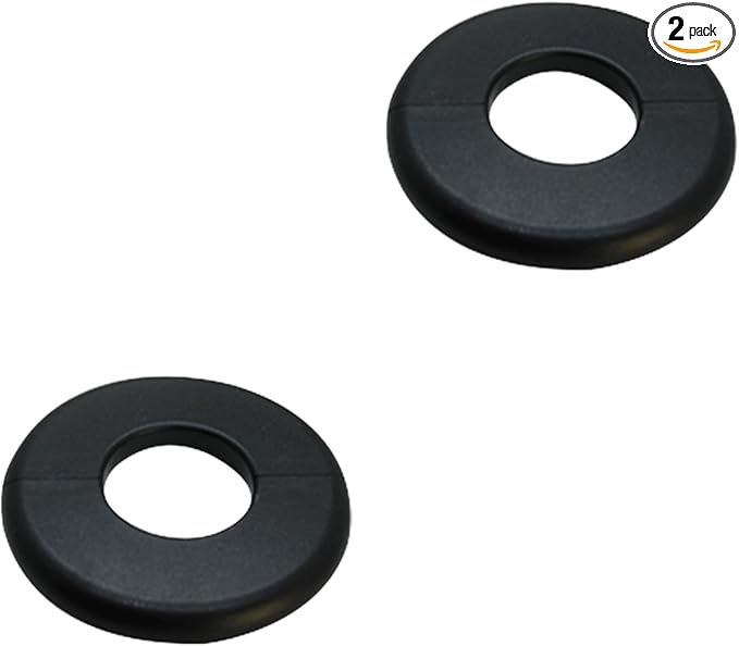 Wall Split Flange 2 Pieces, Pipe Cover Decoration Fit 0.87 inch Outer Diameter by Unknown