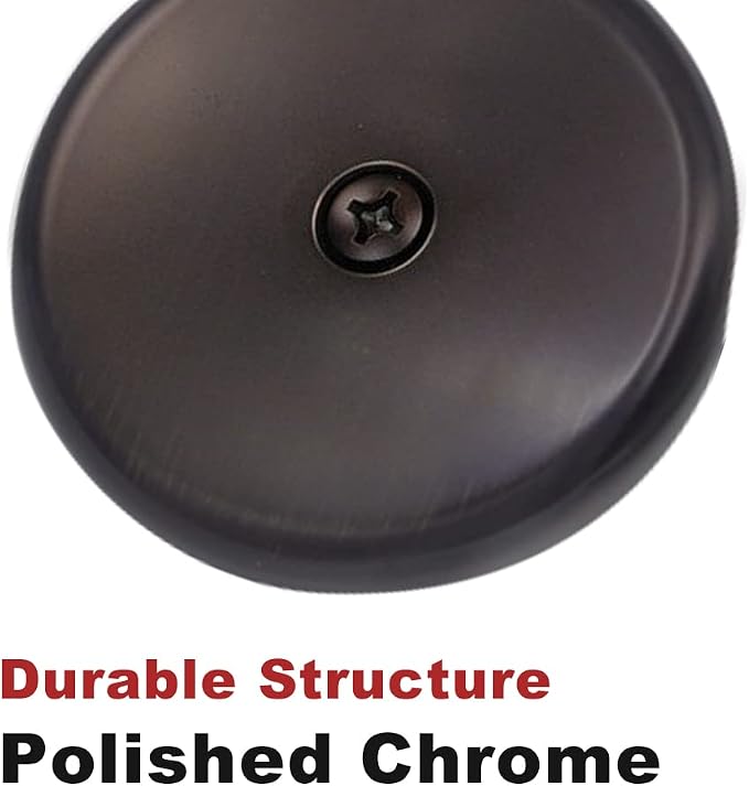 Single Hole Bathtub Drain Overflow Plate/Tub Overflow Drain Ccover - Image 5