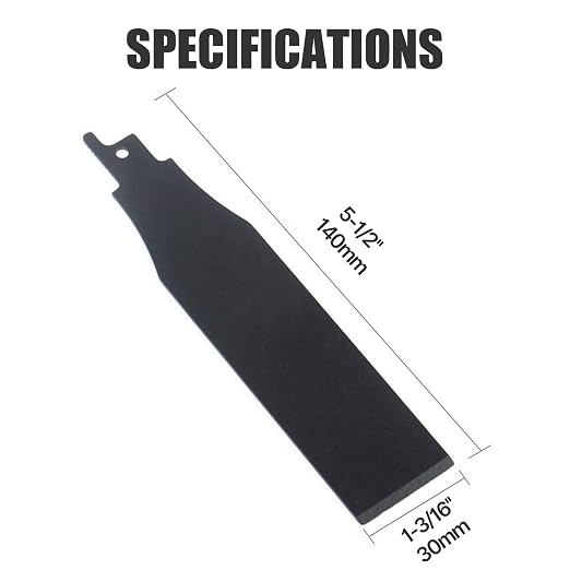 2pcs 1-3/16 inch HCS reciprocating Saw Blade Saber Shovel Length Cleaning Tool - Image 6