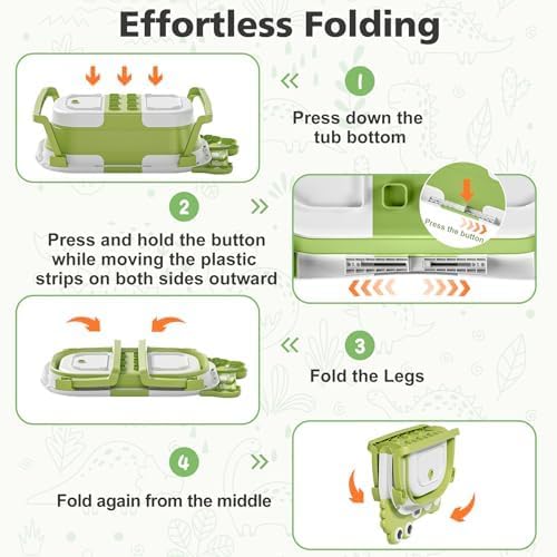 MoreFeel Collapsible Baby Bathtub - Image 6