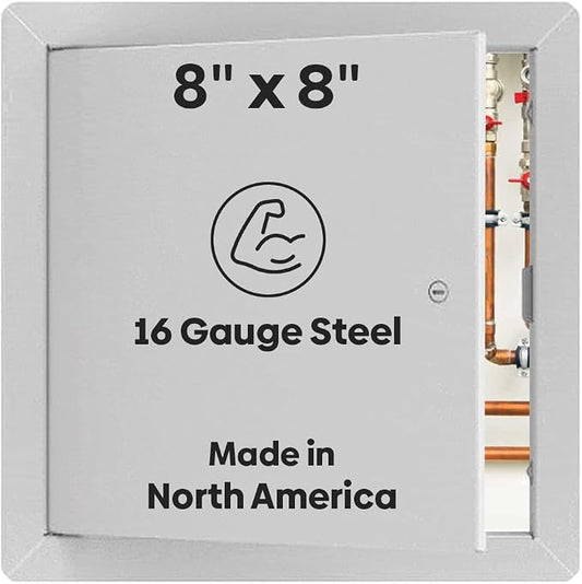 Best 8" x 8" Universal Access Panel – Flush Steel Door by BestAccessDoors