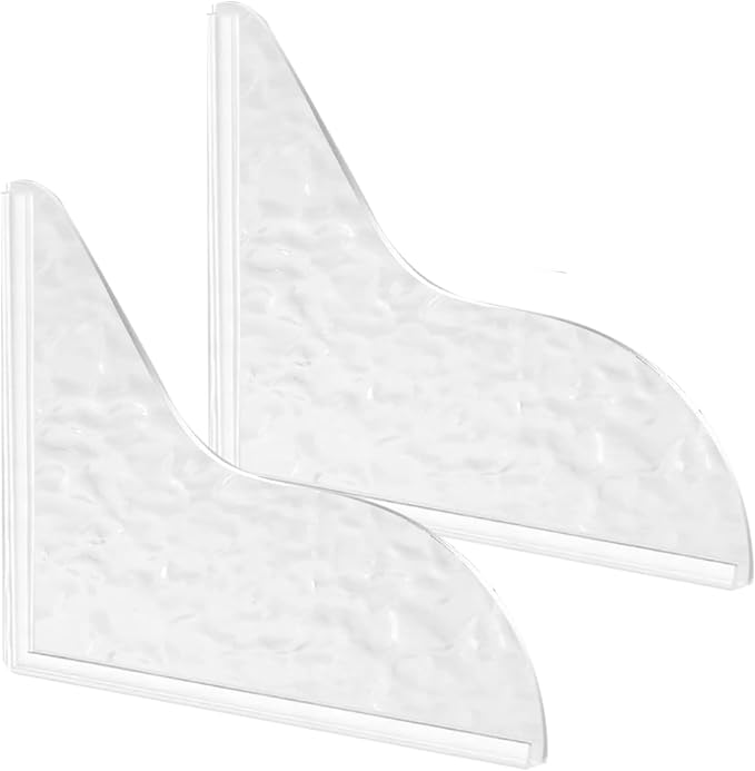 Shower Splash Guard Set Acrylic Shower Water Barrier Corner Splash Protector by Zisqerts