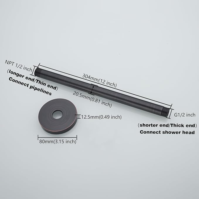 RANDOM Straight Shower Arm - Image 2