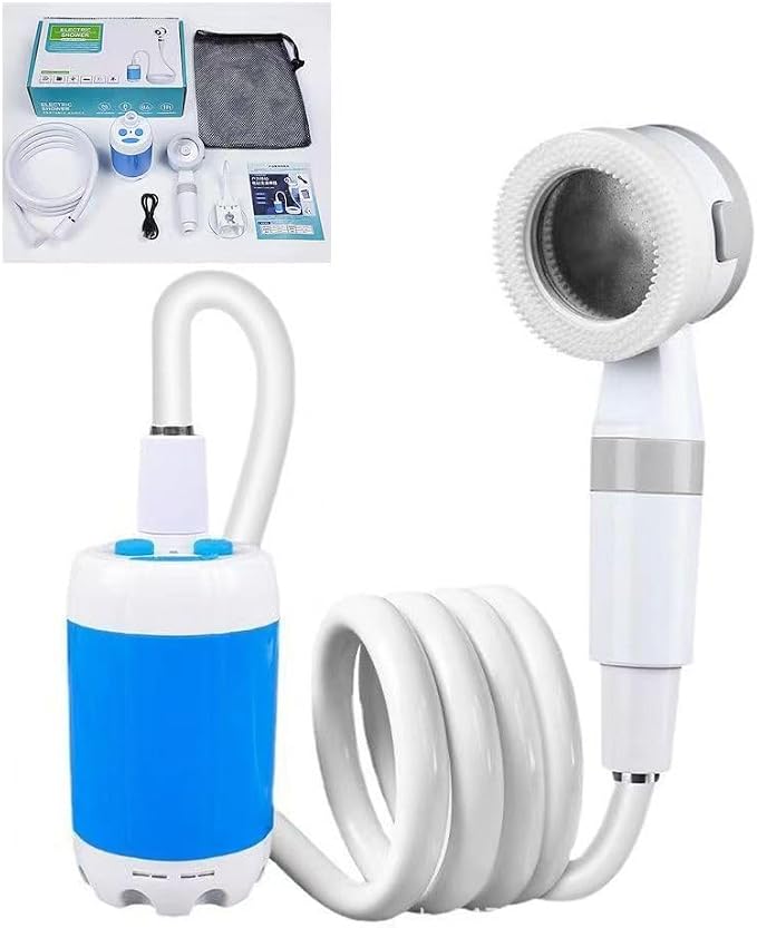 Portable Camping Shower Pump by Le+Bomlu