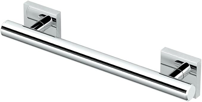 Gatco 940 Elevate 12" L Grab Bar, Chrome/ADA Compliant Stainless Steel Safety - Image 7