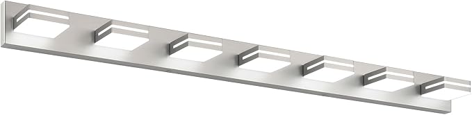 SineRise LED Modern Bathroom Vanity Light Fixtures, Brushed Nickel Modern by SINERISELIGHTING