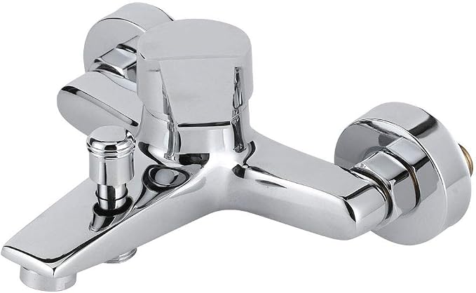 GLOGLOW G1/2in Thread Copper Shower Faucet, Wall Mounted Triple Mixer Tap - Image 5
