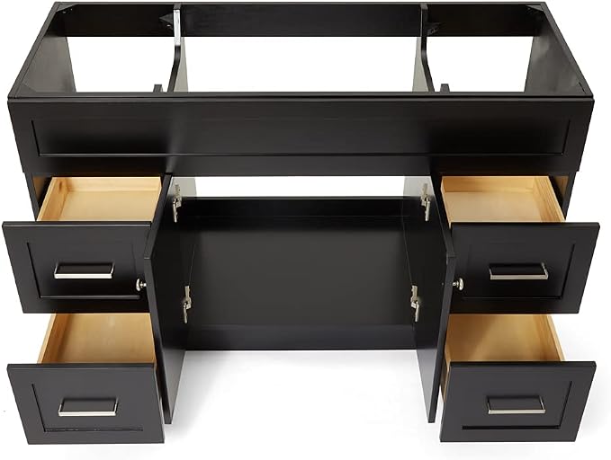 ARIEL Hamlet Series Bathroom Vanity Base Cabinet in Black - Image 9