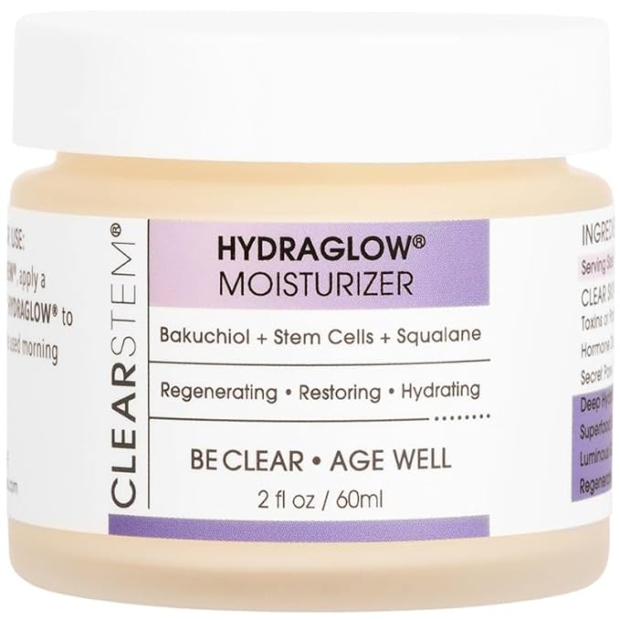 CLEARSTEM - HYDRAGLOW Stem Cell Moisturizer - Bakuchiol + Squalene - Youthful by CLEARstem