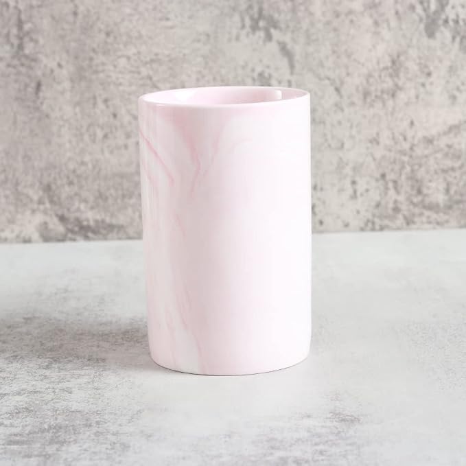 Ceramic Toothbrush Holder, Bathroom Cup, Drinking Mug, Coffee Cups, Marble - Image 6