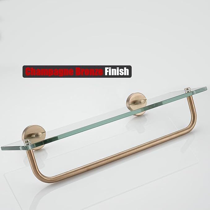 JQK Bathroom Glass Shelf, Shelf - Image 8