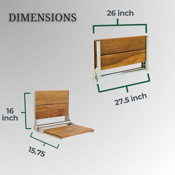 Teak Shower Seat - Image 4