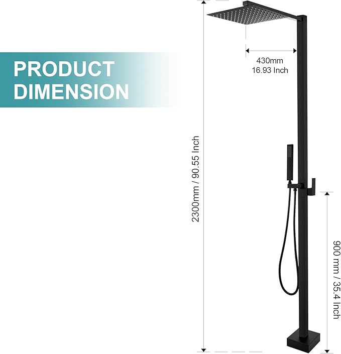 Freestanding Outdoor Shower - Image 6