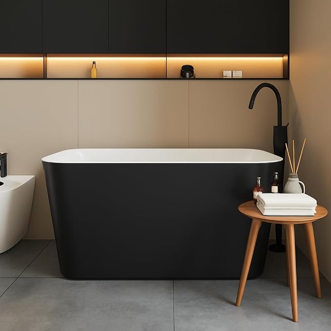 49 Inch Acrylic Freestanding Bathtub, Soaking Bathtub by Unknown