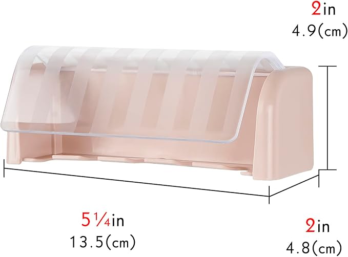 5 Slots Wall Mount Toothbrush Holder - Image 4