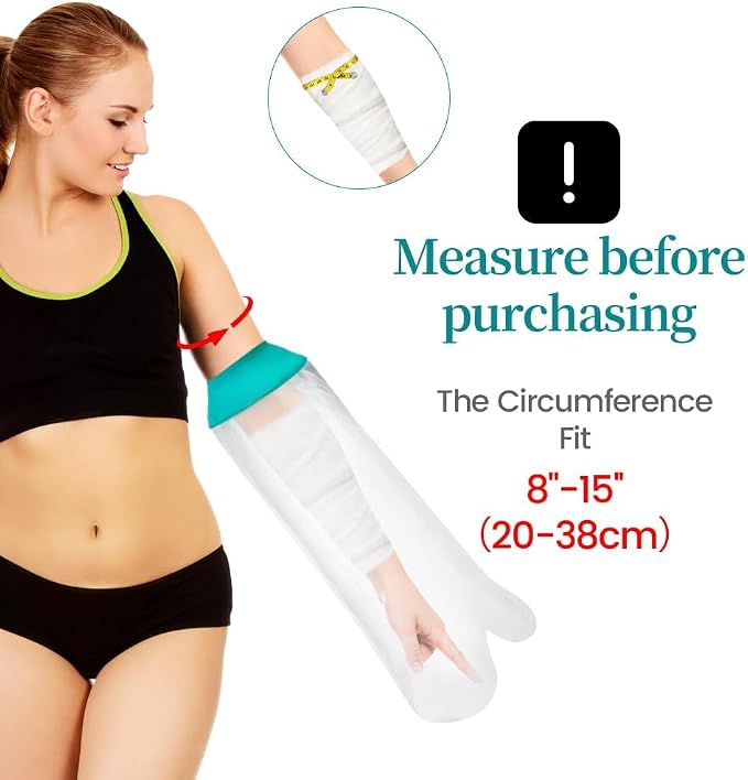 Cast Covers for Shower Arm, Waterproof Cast Cover Arm for Swimming, Cast Shower - Image 3
