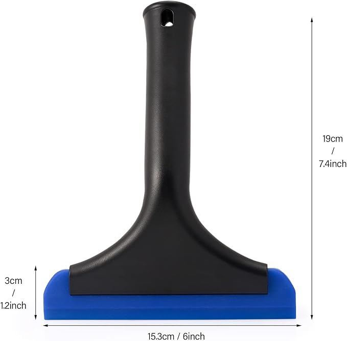 Gomake Small Silicone Squeegee Window Shower Squeegee Tool, Auto Water Blade - Image 8