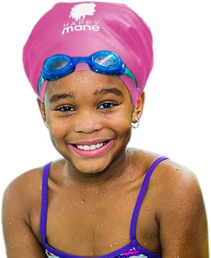 Silicone Swim Cap for Braids and Dreadlocks by HAPPYMANE