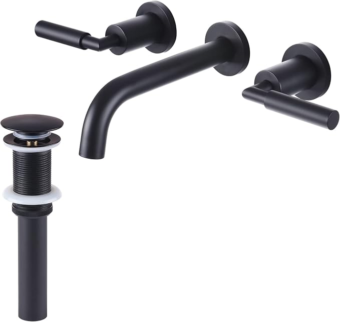 RBROHANT Black Wall Mount Faucet by RBROHANT
