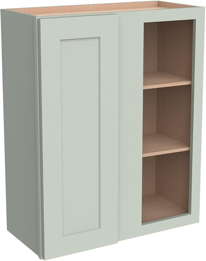 Solid Hardwood Wall Blind Corner Cabinets, Adjustable Shelves, Soft-Close Doors - Image 7