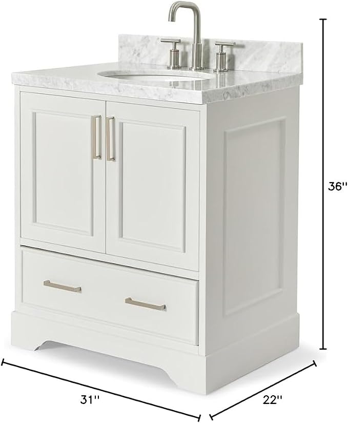 ARIEL Stafford 31 Inch Bathroom Vanity - Image 2