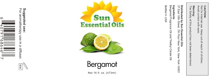 Sun Essential Oils Bergamot Essential Oil 16 oz Bulk - Image 2