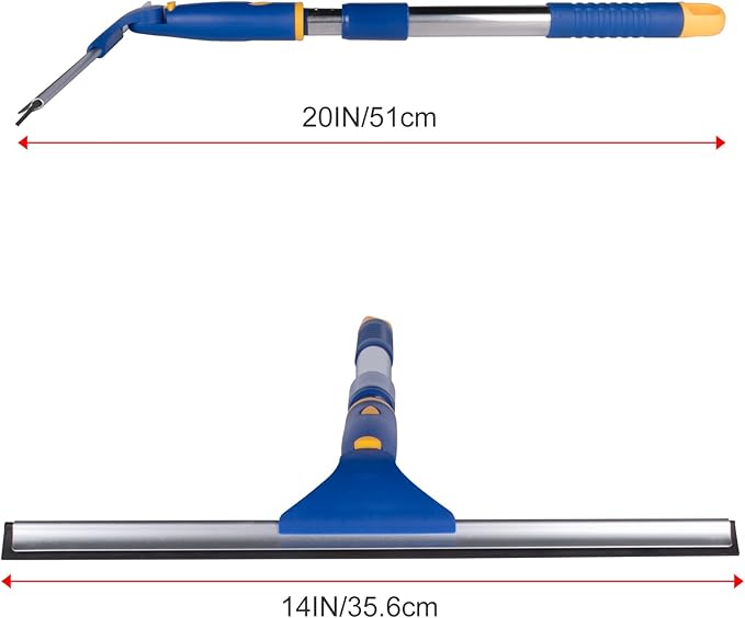 ITTAHO Shower Squeegee for Glass Doors, All-Purpose Extendable Window Squeegee - Image 3