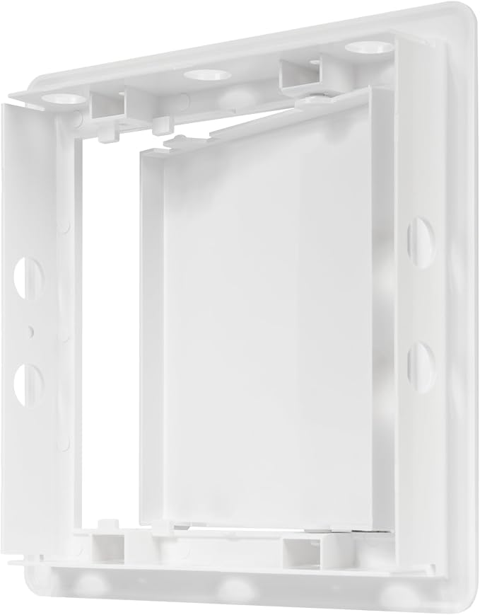 6" x 6" White Plastic Access Panel. Service Shaft Door Panel. Plumbing - Image 5