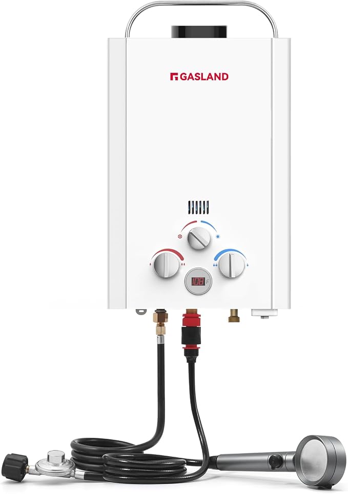 GASLAND BE158 Propane Portable Hot Water Heater | 1.58 GPM, 000 BTU | Outdoor by GASLAND