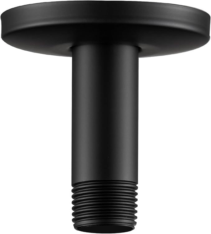 OFFO Shower Arm with Flange, 3 in Ceiling Mount Replacement Rain Shower Head by OFFO