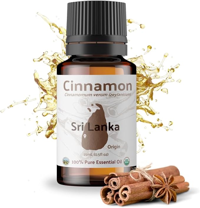Organic Cinnamon Essential Oil by NaturePackaged